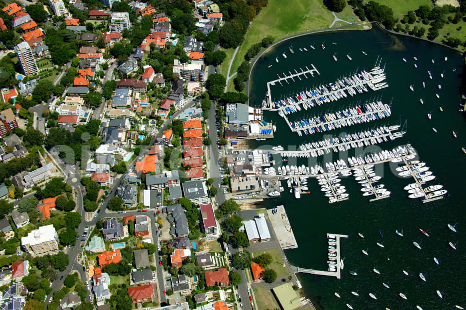 Aerial Image of Cruising Yacht Club