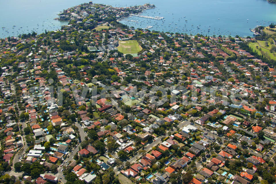 Aerial Image of Bellevue Hill and Point Piper