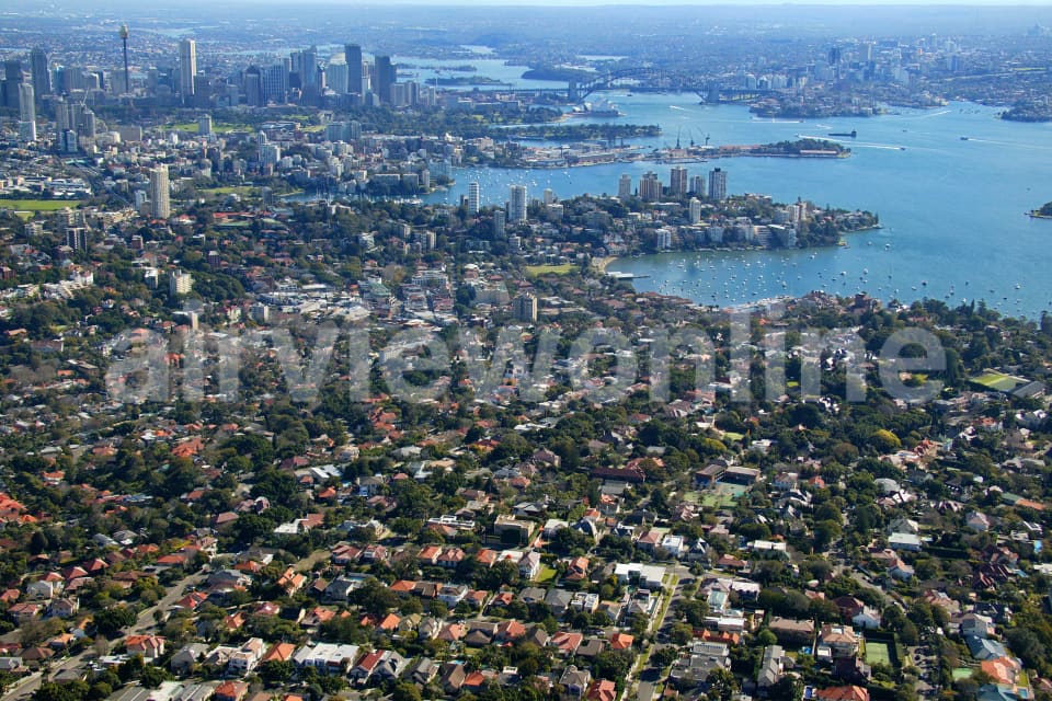 Aerial Image of Bellevue Hill to City