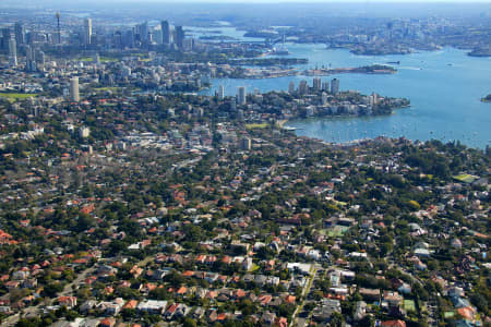 Aerial Image of BELLEVUE HILL TO CITY.
