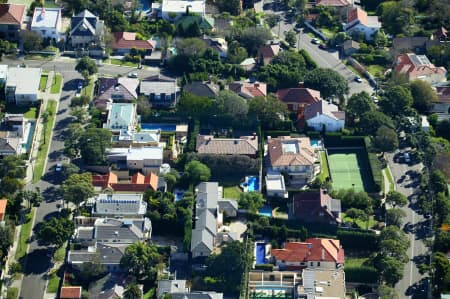 Aerial Image of CLOSEUP OF BELLEVUE HILL.