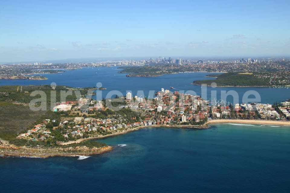 Aerial Image of Shelly Beach  Manly to City