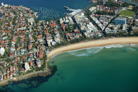 Aerial Image of MANLY BEACH.