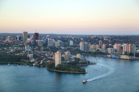 Aerial Image of MC MAHONS POINT BY DUSK