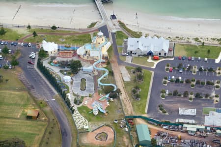 Aerial Image of JETTY BATHS PARK IN BUNBURY.