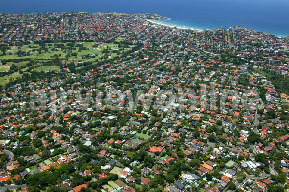 Aerial Image of Bellevue Hill to Bondi