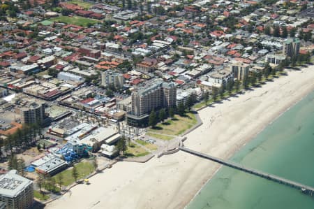 Aerial Image of GLENELG JETTY.