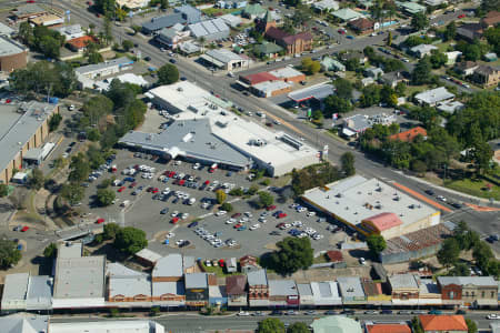 Aerial Image of CESSNOCK TOWN CENTRE.