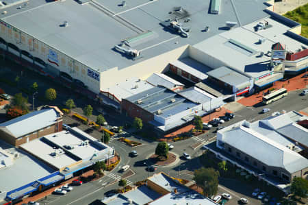 Aerial Image of TAREE CITY CENTRE.