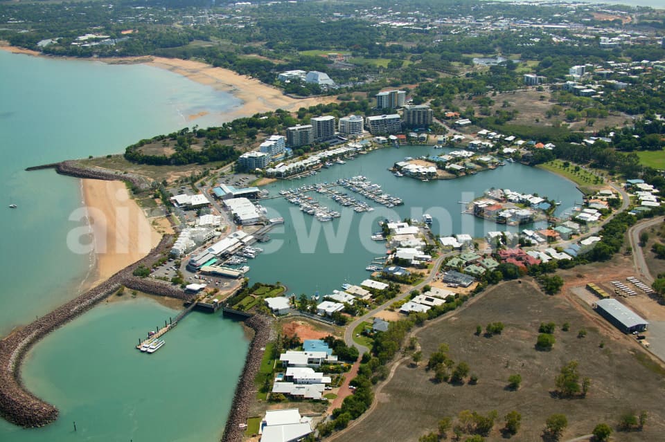 Aerial Image of Cullen Bay Marina, Darwin