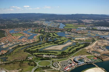 Aerial Image of HOPE ISLAND RESORT GOLF CLUB.