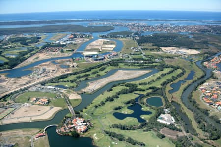 Aerial Image of HOPE ISLAND RESORT GOLF CLUB.