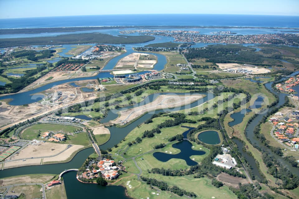 Aerial Image of Hope Island Resort Golf Club