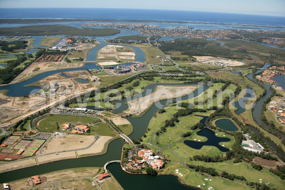 Aerial Image of Hope Island Resort Golf Club