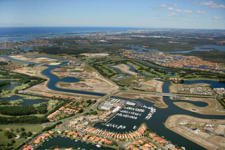 Aerial Image of HOPE ISLAND TO SOUTH STRADBROKE ISLAND.