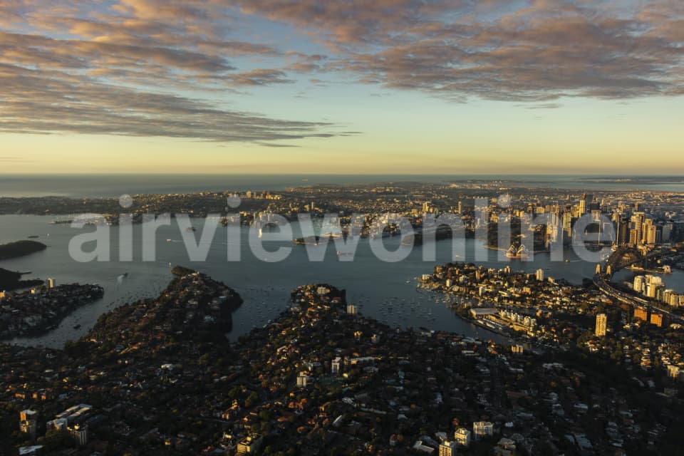 Aerial Image of North Shore Dawn
