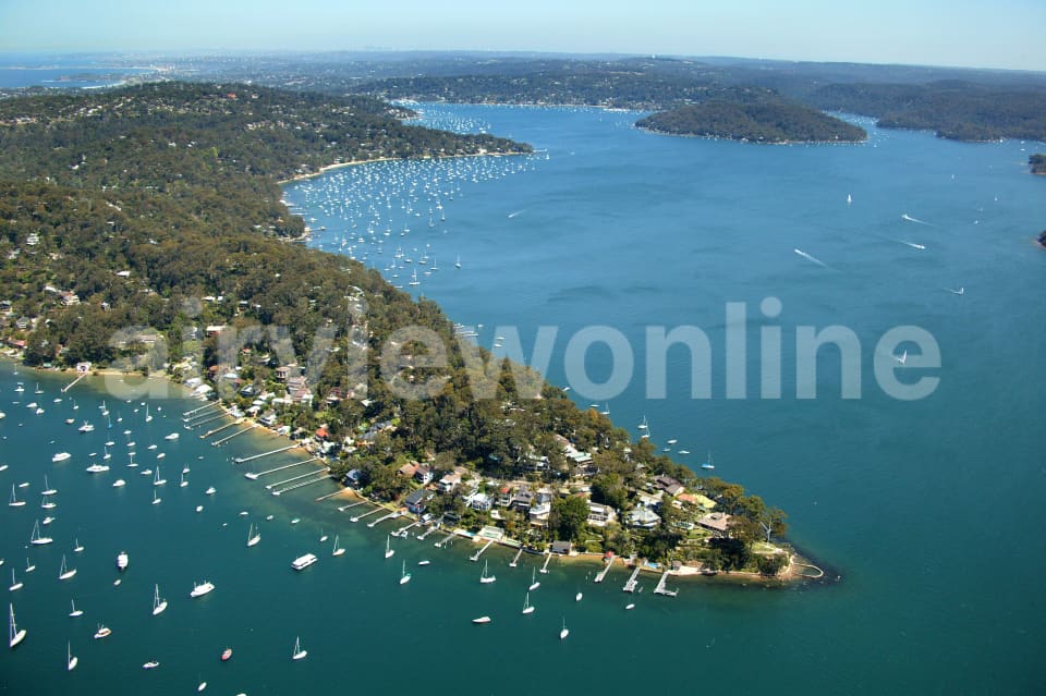 Aerial Image of Stokes Point, Careel Bay