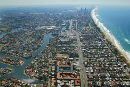 Aerial Image of TURTLE BEACH RESORT IN MERMAID BEACH