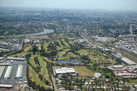 Aerial Image of BRISBANE GOLF CLUB IN YEERONGPILLY.