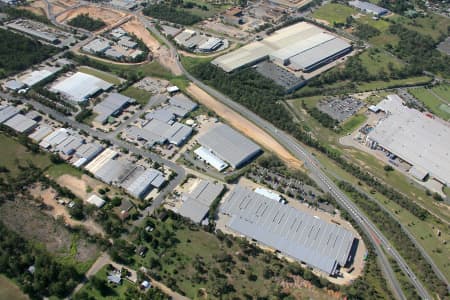 Aerial Image of RICHLANDS INDUSTRIAL BUILDINGS.