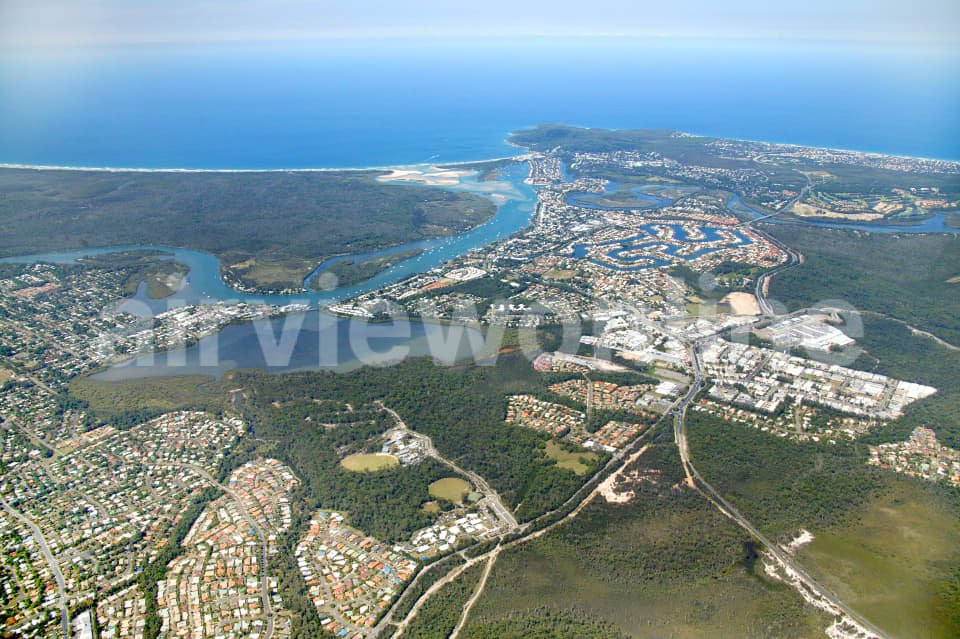 Aerial Image of Tewantin, Noosaville and Noosa Heads