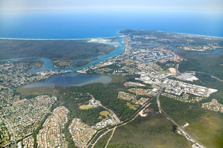 Aerial Image of TEWANTIN, NOOSAVILLE AND NOOSA HEADS