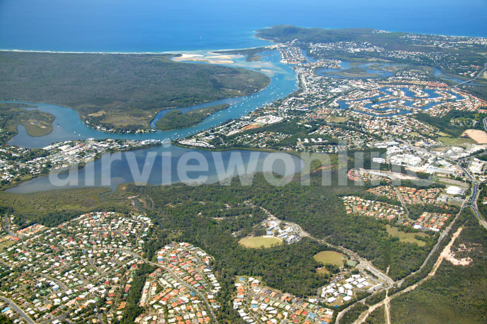 Aerial Image of Tewantin, Noosaville, Noosa Heads and Waterways