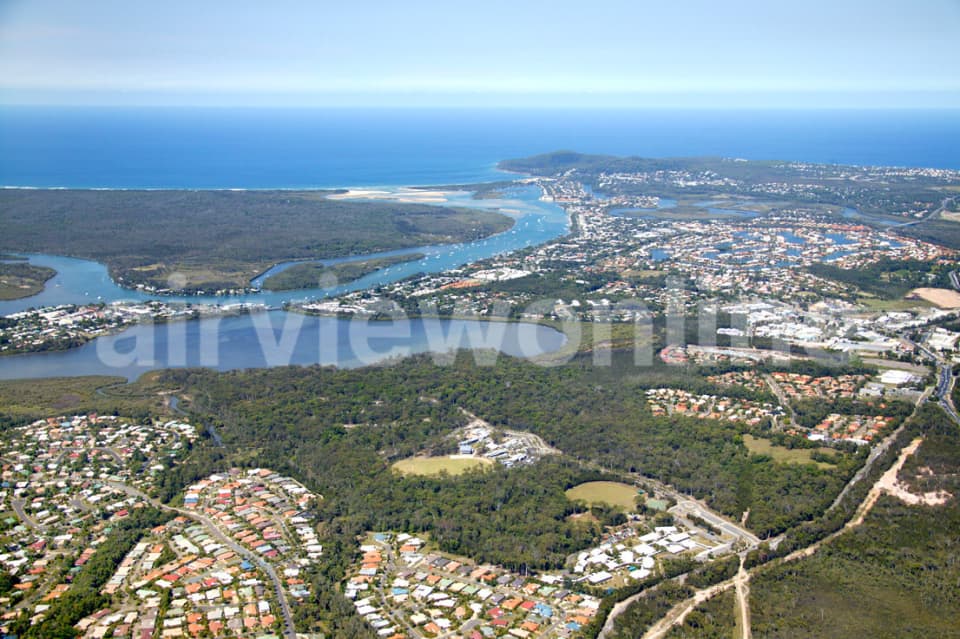 Aerial Image of Tewantin, Noosaville and Noosa Heads, QLD