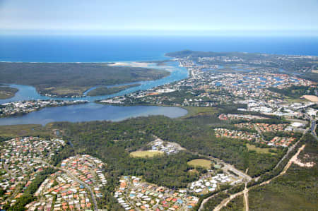 Aerial Image of TEWANTIN, NOOSAVILLE AND NOOSA HEADS, QLD
