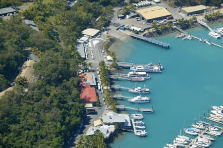Aerial Image of HAMILTON ISLAND MARINA.