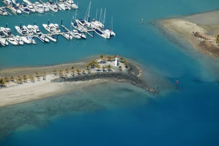 Aerial Image of HAMILTON ISLAND MARINA AND BOAT HARBOUR.