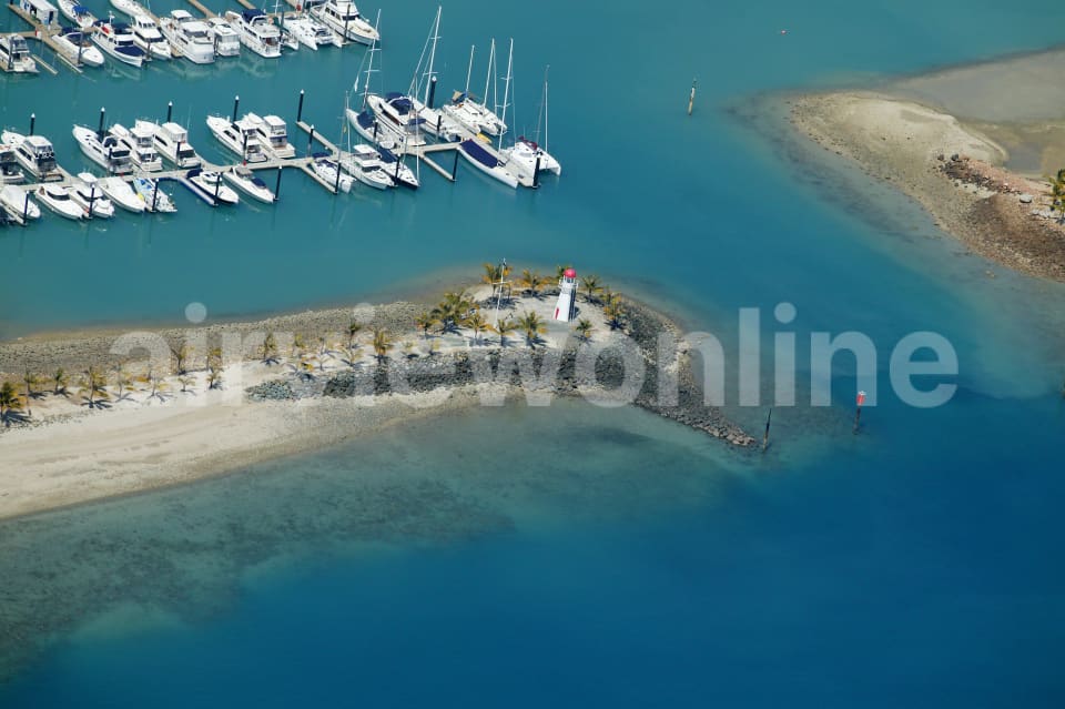 Aerial Image of Hamilton Island Marina and Boat Harbour