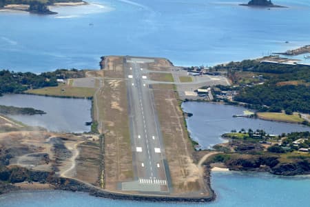 Aerial Image of HAMILTON ISLAND AIRPORT.