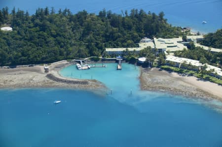 Aerial Image of DAYDREAM ISLAND RESORT AND SPA, WHITSUNDAYS, QUEENSLAND