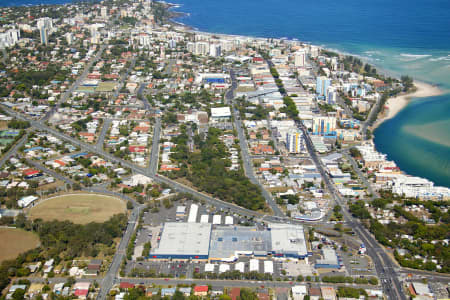 Aerial Image of CALOUNDRA AND KINGS BEACH.