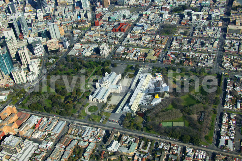 Aerial Image of Melbourne Museum
