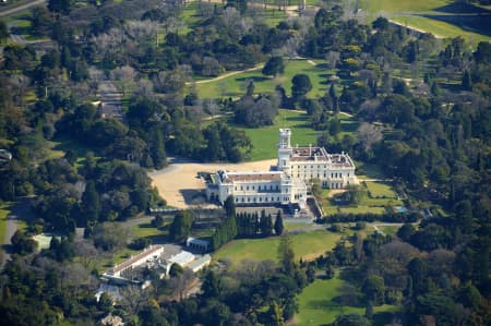 Aerial Image of MELBOURNE GOVERNMENT HOUSE,