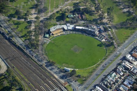 Aerial Image of RICHMOND CRICKET GROUND