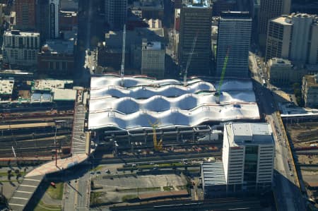 Aerial Image of SOUTHERN CROSS  STATION, MELBOURNE