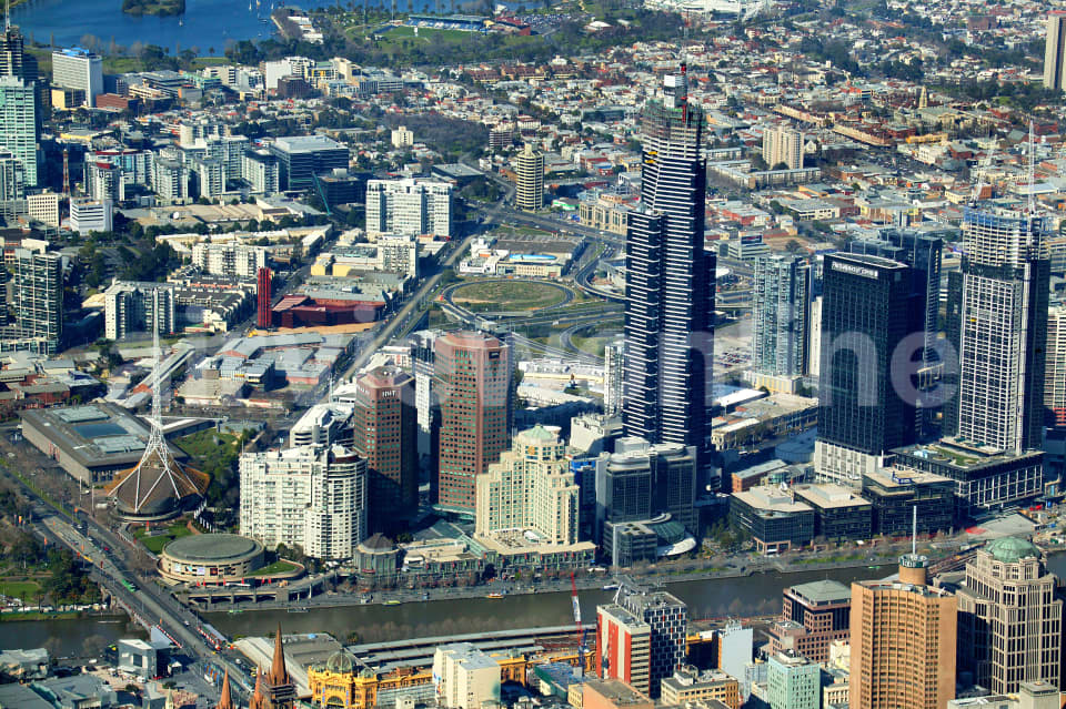 Aerial Image of Southbank Boulevard, Melbourne