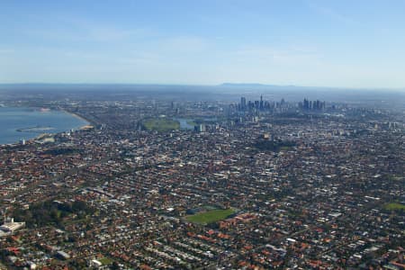 Aerial Image of MELBOURNE CBD