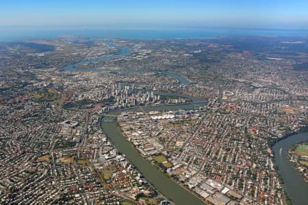 Aerial Image of HIGH ALTITUDE OF BRISBANE.
