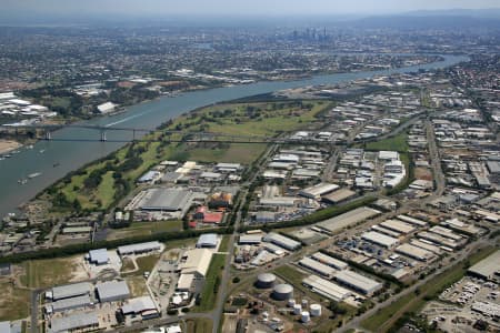 Aerial Image of BRISBANE FROM EAGLE FARM.