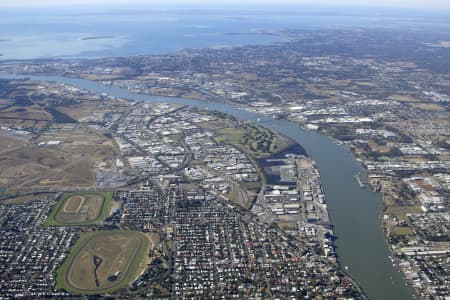 Aerial Image of ASCOT, EAGLE FARM TO WYNNUM.