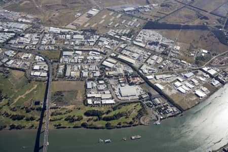 Aerial Image of EAGLE FARM, PINKENBA AND BRISBANE AIRPORT.