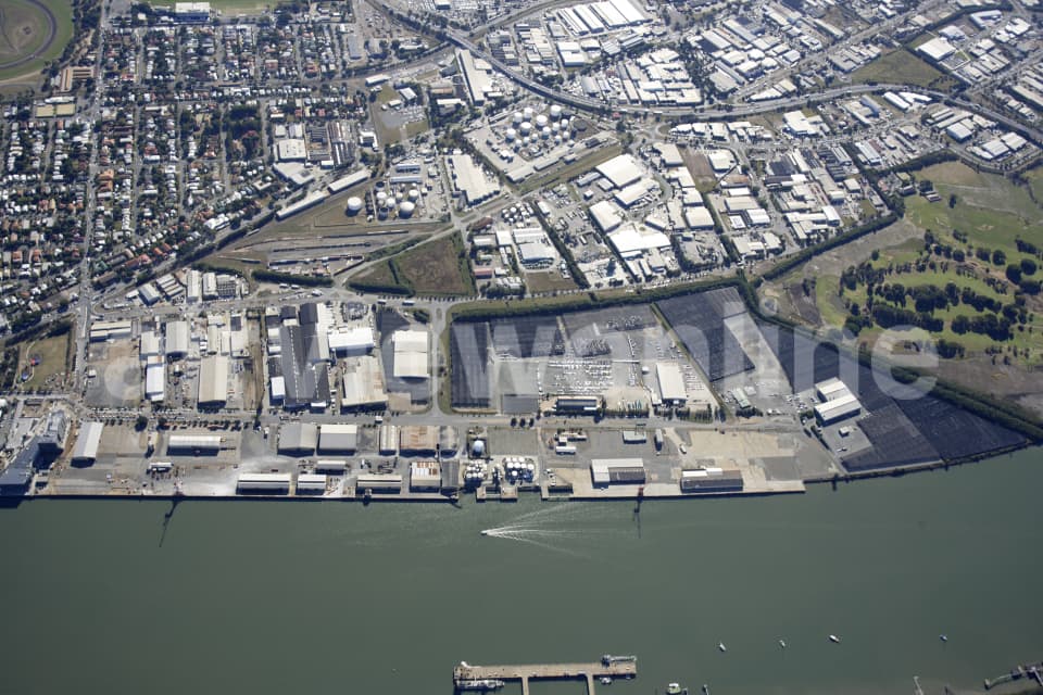 Aerial Image of Eagle Farm and Brisbane River