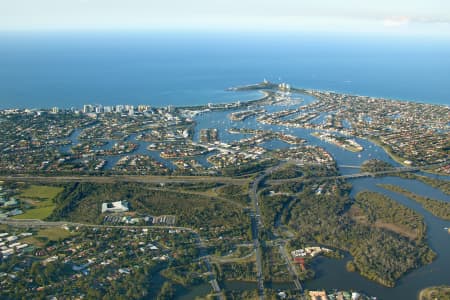 Aerial Image of MOUNTAIN CREEK TO POINT CARTWRIGHT.