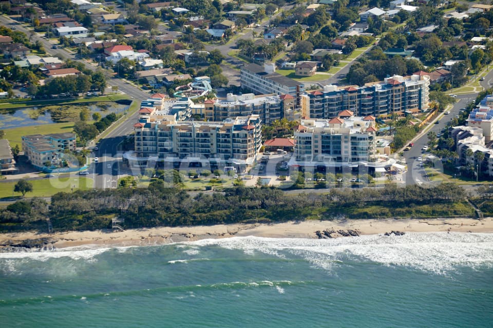 Aerial Image of Motels in Alexandra Headland