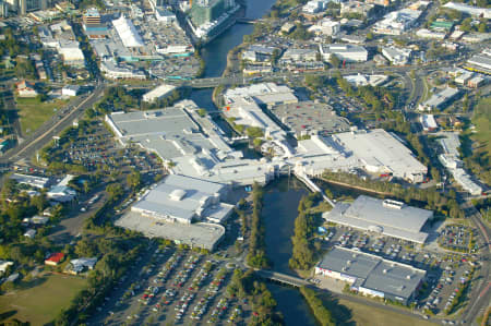 Aerial Image of MAROOCHYDORE SUNSHINE PLAZA AND PLAZA PARADE.