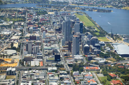 Aerial Image of PERTH CBD